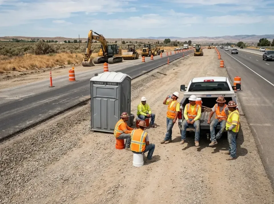 highway-road-construction-crew-007 — frequently asked questions, Porta Potty and Restroom Rentals in Wrightstown, WI